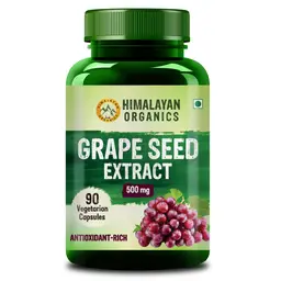 Himalayan Organics Grape Seed Extract 500mg for Healthy Cholesterol Levels icon