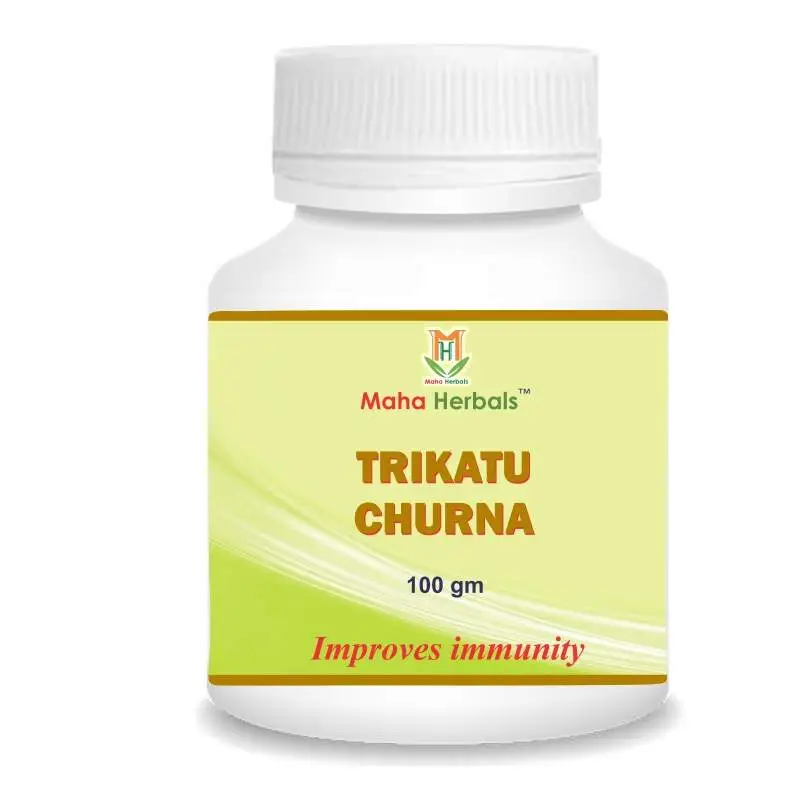 Maha Herbals - Trikatu Churna - With Piper longum - For Immunity And Promotes Metabolism - 100gm