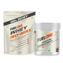 Fuel One Whey Iso-Max (Mango,2.2 lb) & Creatine Monohydrate (100gm) icon