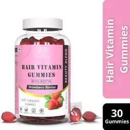 Newtreesun - Hair Vitamin Gummies with Biotin - Strawberry flavour icon