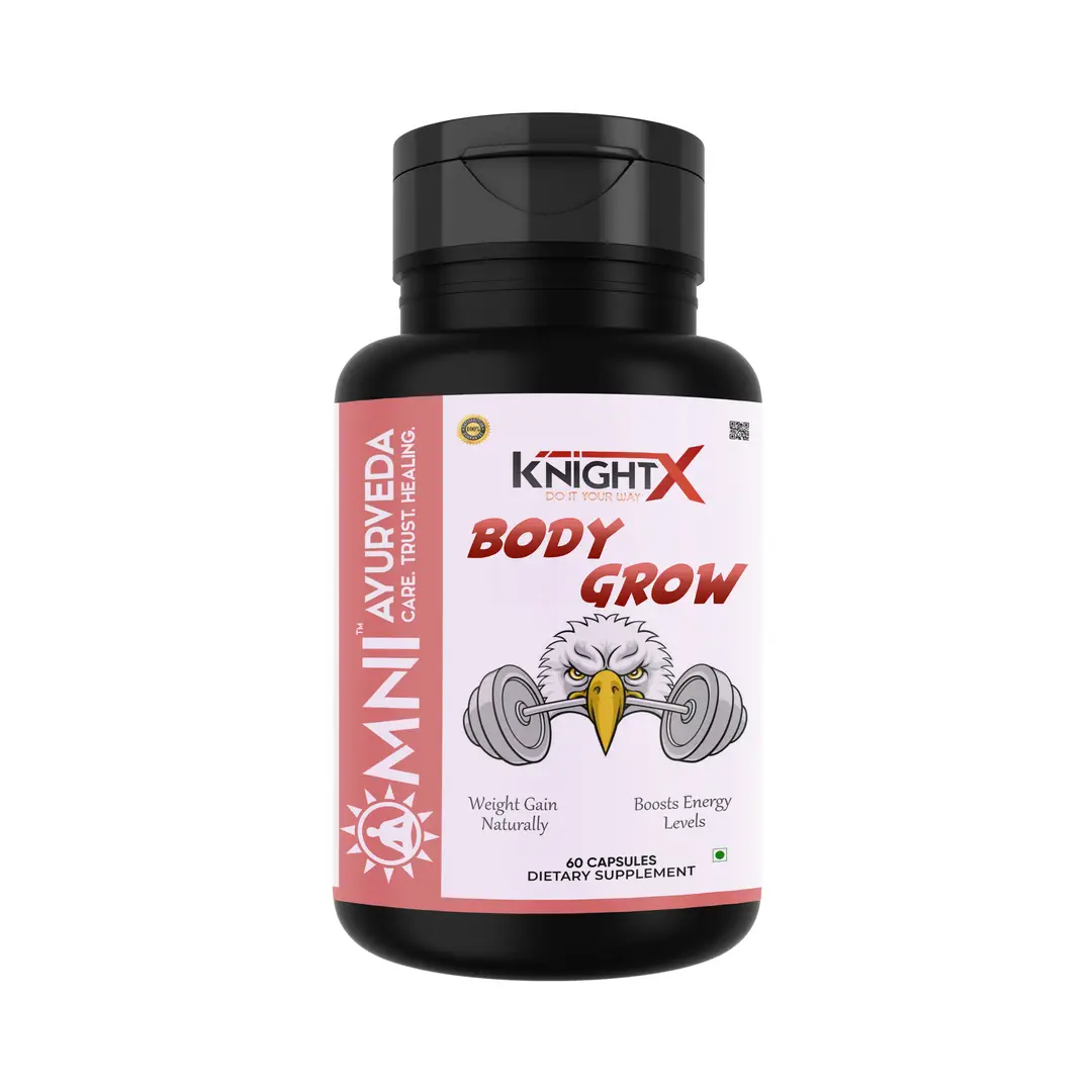 KnightX - Weight Increase - Weight Gain and Body Mass Gainer - 60 Capsules - Pack of 1 (60 Capsules)