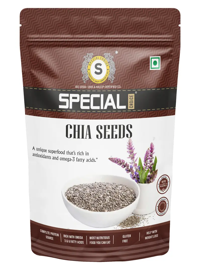 Special Choice Chia Seeds for Managing Blood Cholesterol Levels - Pack of 1 (250 gm)