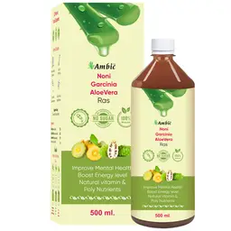 AMBIC Noni Garcinia Aloe Vera Juice I Natural Detoxifier I Ayurvedic Noni Juice for Weight Management icon