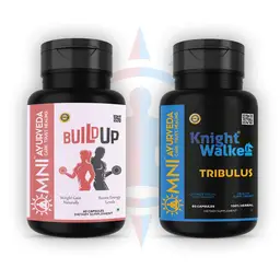 Omni Ayurveda - Build Up and Knight Walke Tribulus Capsule - for Enhance Energy Levels icon