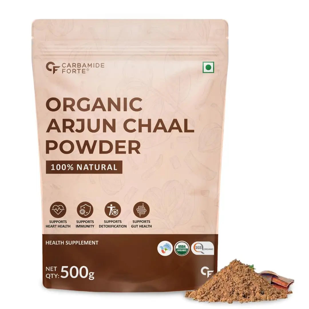 Carbamide Forte Arjun Chaal Powder for Heart Health and Promote Good Cholesterol - 500 gm