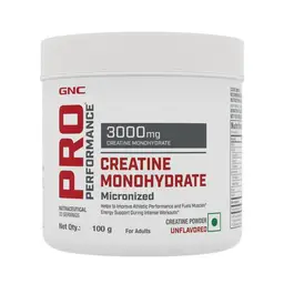 GNC Pro Performance Creatine Monohydrate | Boosts Athletic Performance | Micronized & Instantized | Fuels Muscles | Provides Energy Support for Heavy Workout icon