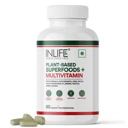 Inlife Plant Based Multivitamin  with Vitamins B12, D3 for Immunity and Energy icon