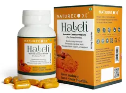 Nature Code Haldi Boosts Body Immunity & Posses Anti-Inflammatory & Pain-Relieving Properties. 60 Veg. Capsules icon
