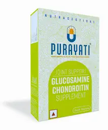 Purayati Joint Support Glucosamine Chondroitin Supplement | Help you ease joint related pain and discomfort | 60 Tablets icon