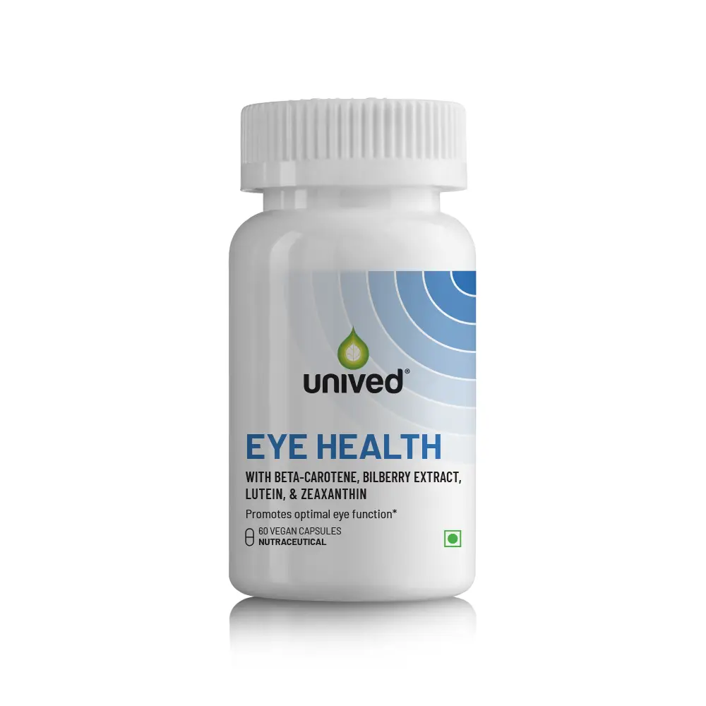 Unived Eye Health with Bilberry Extract - Pack of 1 (60 Capsules)