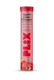 Plix Apple Cider Vinegar Effervescent Tablets with Vitamin B6 and B12 for Weight Loss and Easy Digestion icon