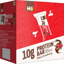 MuscleBlaze -  10 g Protein Bar, Protein Blend, Fibre, 100% Veg, Gluten-Free, Healthy Protein Snacks, For Energy & Fitness (Pack of 6) icon