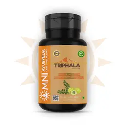 Omni Ayurveda -  Triphala Capsules - Amla extract,haritaki extract - Digestive Support,Immune System Support,Eye Health,Skin Health - 60 Capsules icon