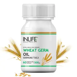 INLIFE - Wheat Germ Oil Supplement 500 mg - 60 Capsules icon