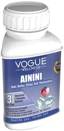 Vogue Wellness AININI with Melatonin, L-Theanine and Valerian for Better Sleep and Relaxation icon