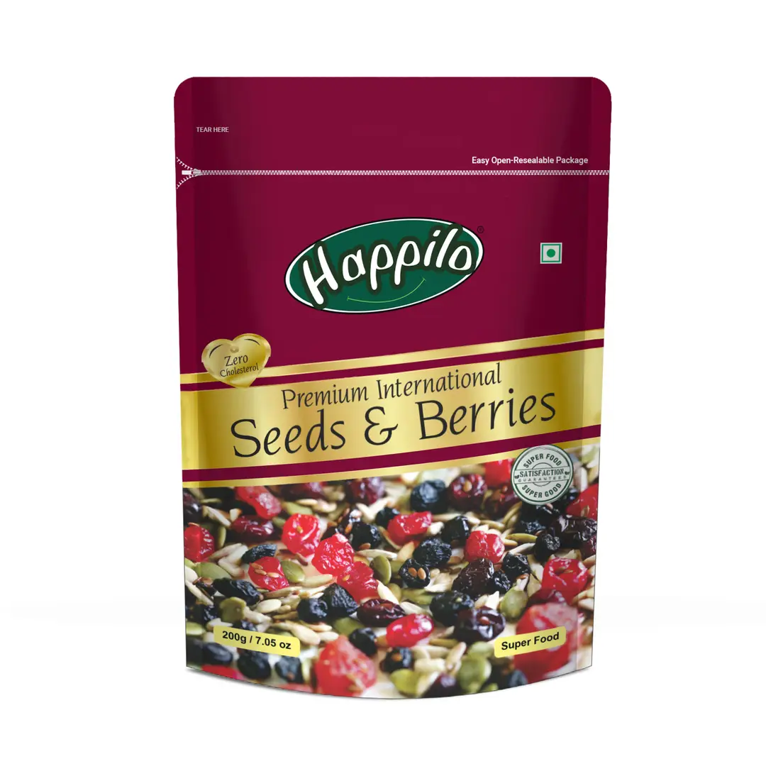 Happilo Premium International Seeds and Berries - Pack of 1 (200 gm)