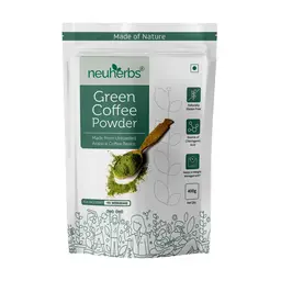 Neuherbs -  Unroasted Arabica Green Coffee Beans Powder | With Chlorogenic Acid | For Weight Loss Management - 400 gm icon