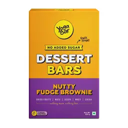 Yogabar Nutty Fudge Brownie Dessert Bar | Pack of 5 icon