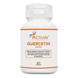 Activin Quercetin 500mg Activin Quercetin 500mg for Immunity, Reduces Inflammation, Boosts Antioxidant Defenses & Promotes Heart Health, Helps Respiratory Health & Seasonal Allergy Relief