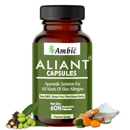 Ambic - ALIANT - Anti Allergy Ayurvedic Capsules - For Acne Itching & Other Skin Allergies icon