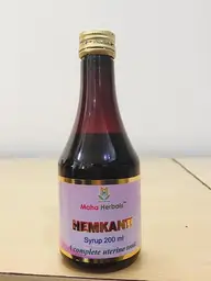 Maha Herbals -  Hemkanti Syrup - With Ashoka Chhal - For Regulating Hormones To Improve Fertility icon