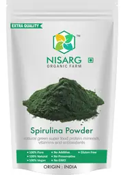 Nisarg Organic Spirulina Powder with Vitamin E, C, and B6 for Body Detox icon