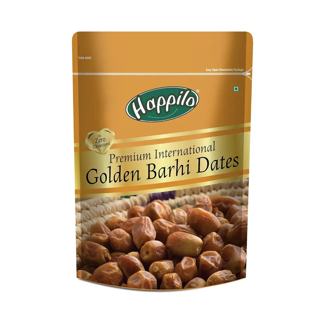 Happilo Premium Golden Barhi Dates - Golden Barhi Dates (500 gm)