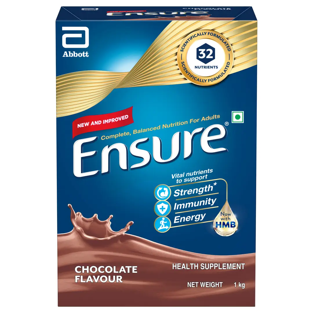 Ensure Health Drink Chocolate for Bone and Muscle Strength - Chocolate,1000 gm