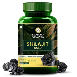 Himalayan Organics Pure Shilajit 24 carat Gold with Ashwagandha, Safed Musli for Stamina, Strength and Energy icon