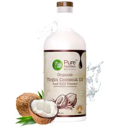 Pure Nutrition - Raw Cold Pressed Virgin Coconut Oil | 100% Edible - 500 ml (glass bottle) icon