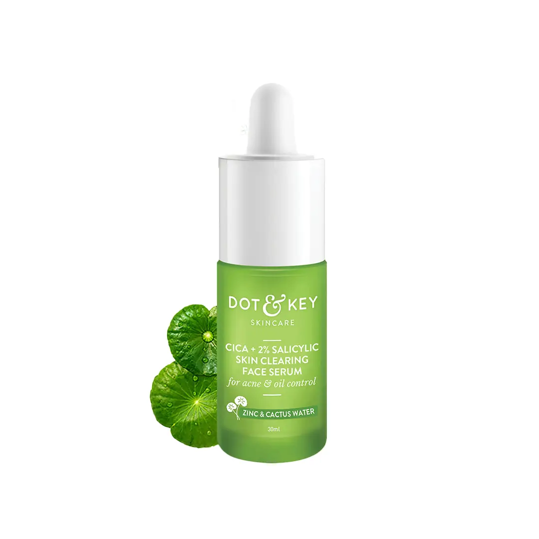 Dot & Key 2% Salicylic Cica Anti Acne Face Serum with Zinc, Cactus Water for Oily, Acne Prone Skin - 30 ml