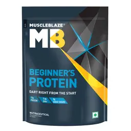 MuscleBlaze -  Beginner's Whey Protein _ with Skimmed Milk Powder, Whey Protein Concentrate - for Faster Muscle Recovery and Improved Strength