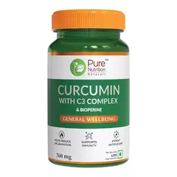 Pure Nutrition Curcumin with C3 complex l Curcumin capsules to boost Joint Health  icon