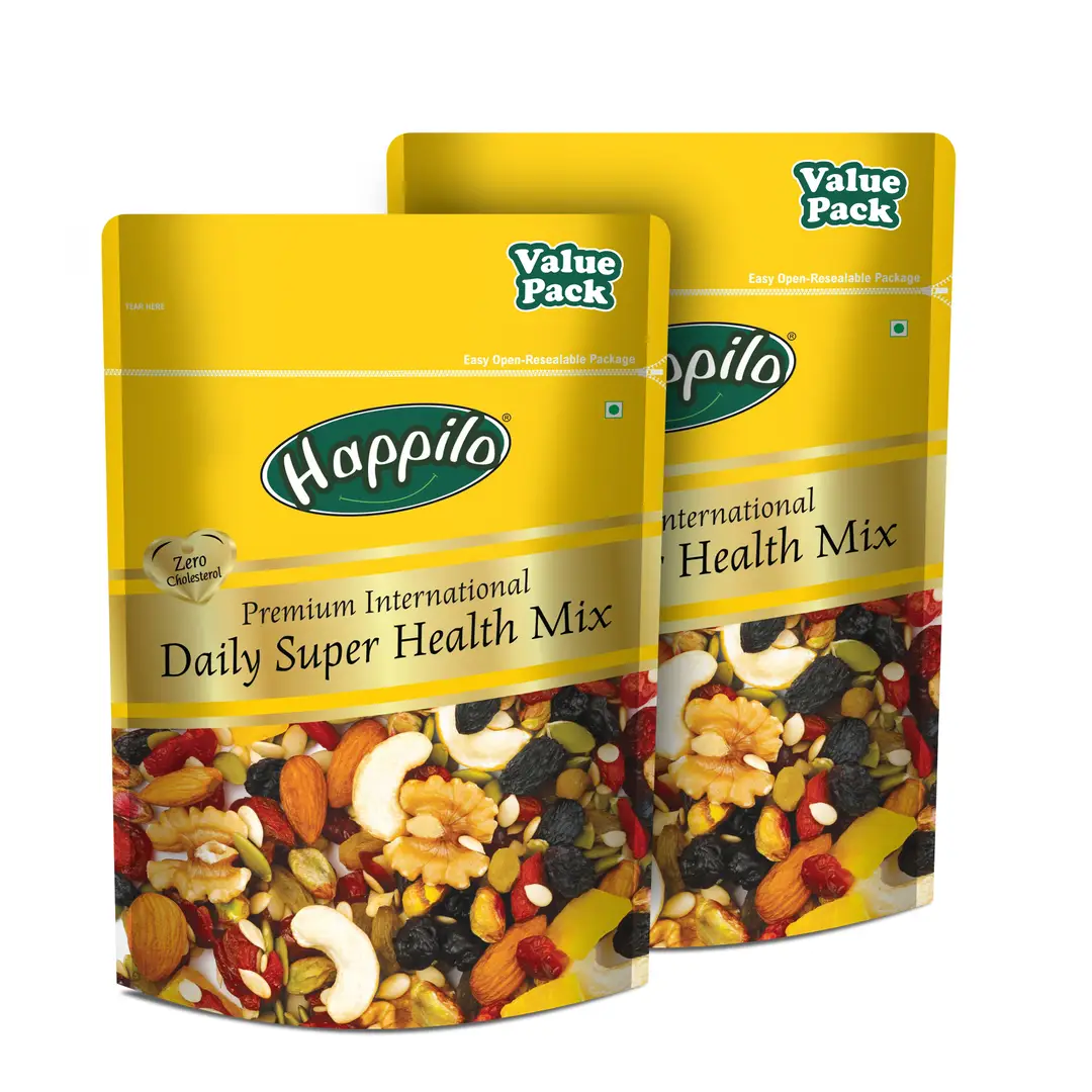 Happilo Premium International Daily Super Health Mix - Pack of 2 (650 gm)