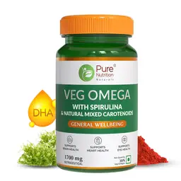 Pure Nutrition Veg Omega l Veg Omega 3 For Brain and Heart Health icon