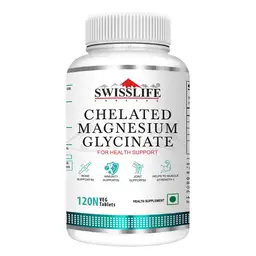SwissLife Forever Chelated Magnesium Glycinate  with Mineral and Amino acid( Magnesium Glycinate) for Bone health, Muscle Health, Heart Health icon