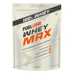 Fuel One Whey Protein Max with Whey Protein Concentrate & Isolate and Glutamic Acid for Muscle Strength and Recovery icon