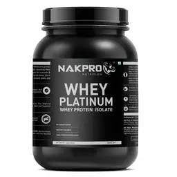 Nakpro PLATINUM 100% Whey Protein Isolate for Muscle Recovery and Lean Muscle Growth