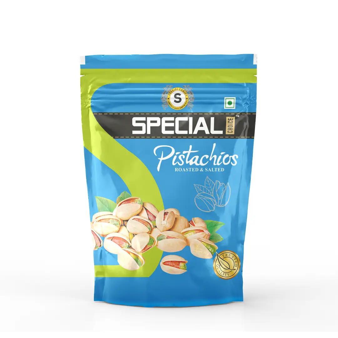 Special Choice Pistachio Roasted And Salted Akbari for Blood Sugar Balance - Pack of 1 (250 gm)