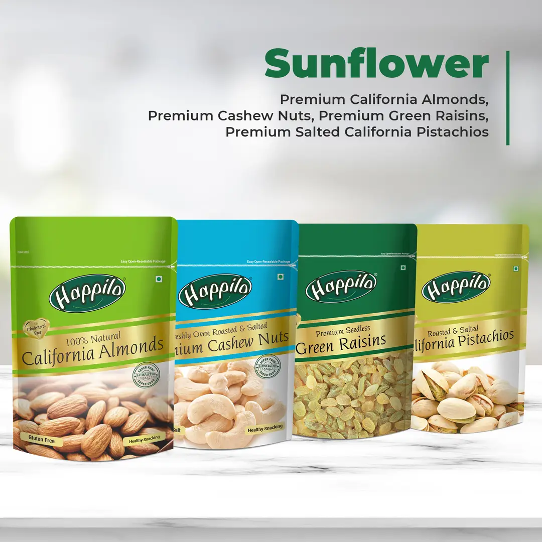 Happilo Dry Fruit Celebrations Gift Box - Sunflower,850g