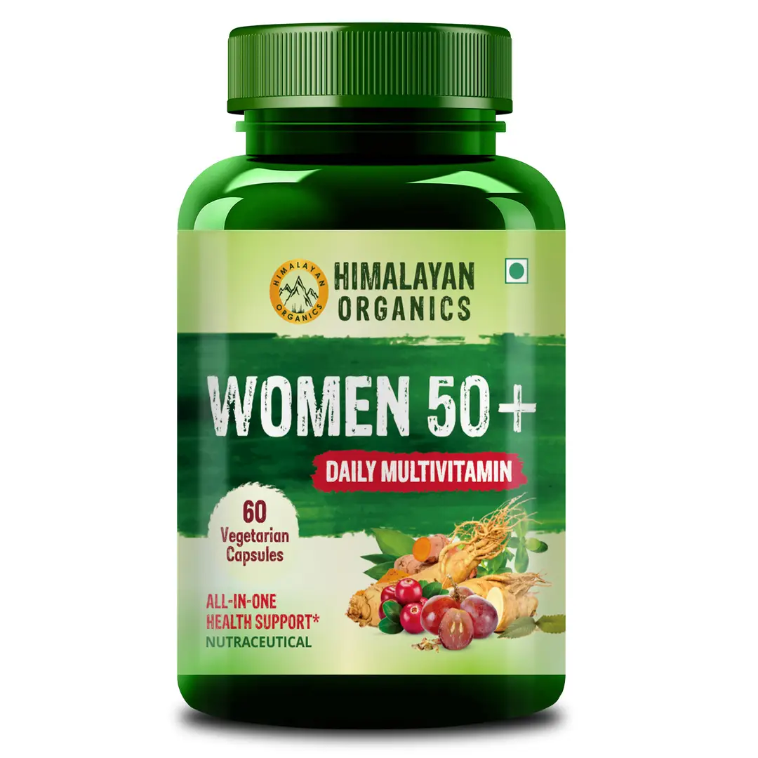Vlado's Himalayan Organics Women 50 Plus Supplement for Healthy Ageing in Women - Pack of 1 (60 Capsules)