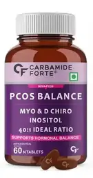 Carbamide Forte - PCOS Supplement - 40:1 Ratio 2000mg Myo-Inositol to 50mg D-Chiro-Inositol - 60 Veg Tablets icon