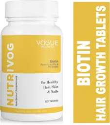 Vogue Wellness Nutrivog Biotin for Hair Growth, Healthy Skin and Strong Nails icon