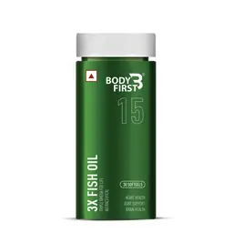 Bodyfirst 3X Fish Oil - Heart Support, Joint Support, Brain Support icon