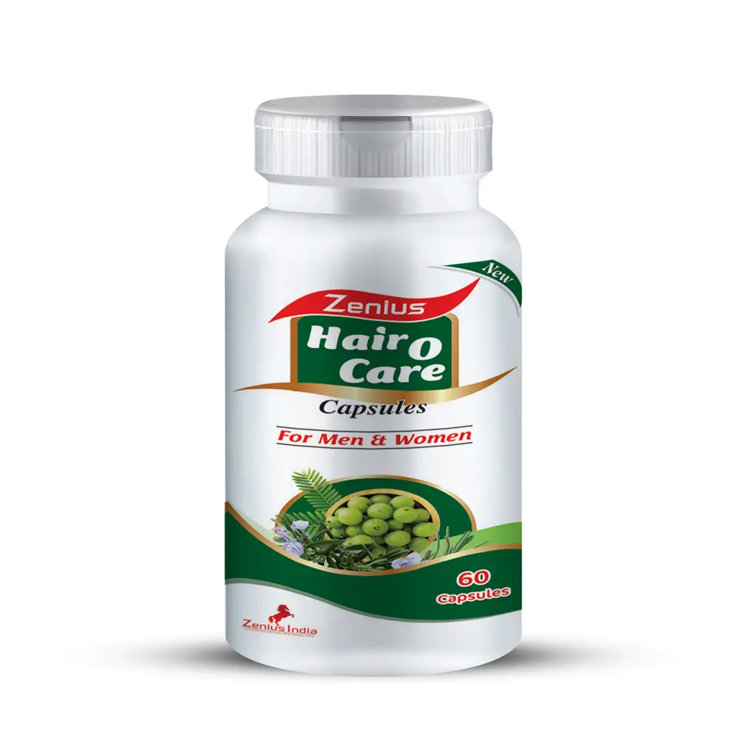 Zenius Hair O Care with Brahmi Extract, Amla for Hair Growth - Pack of 1 (60 Capsules)