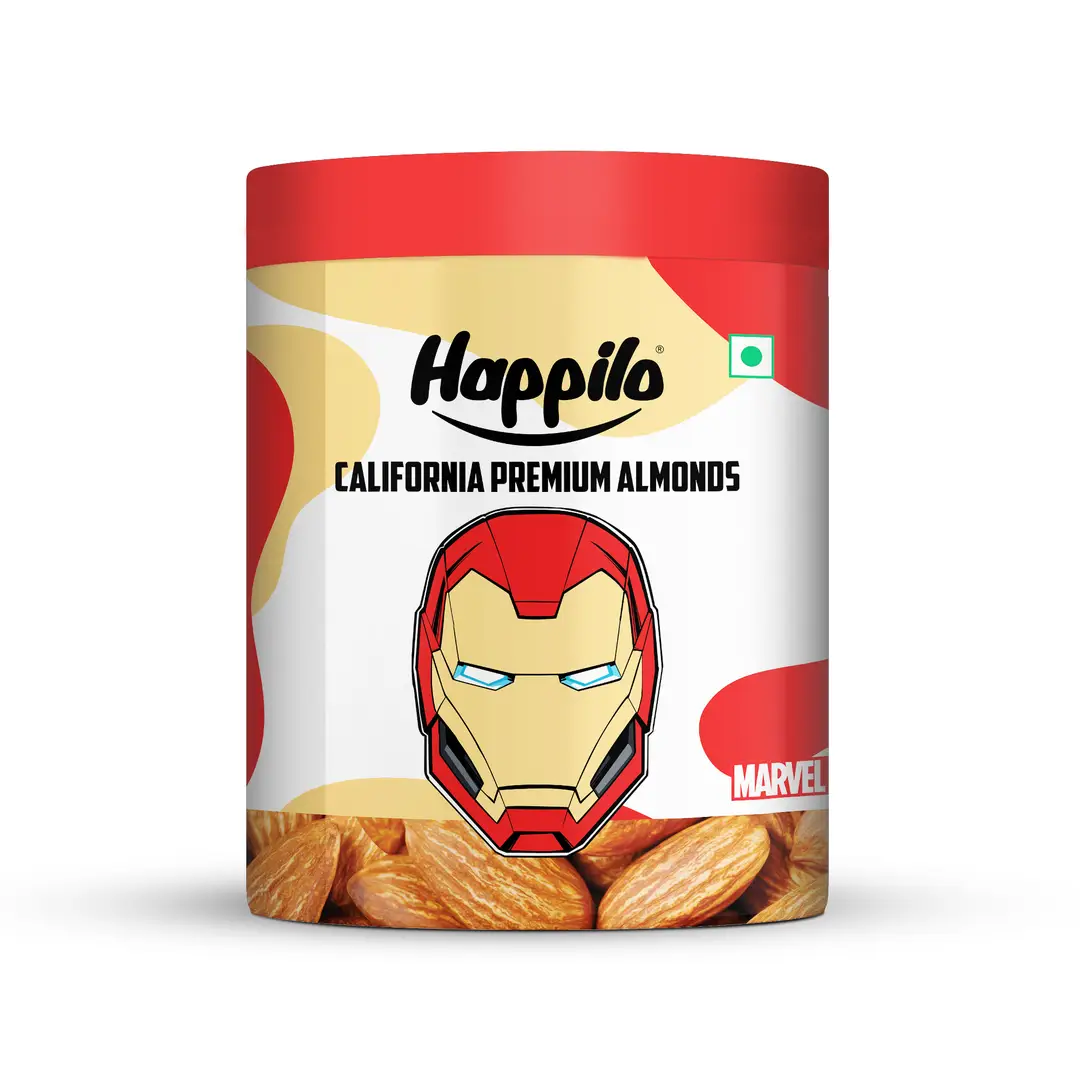 Happilo Marvel California Premium Almonds - 350 gm