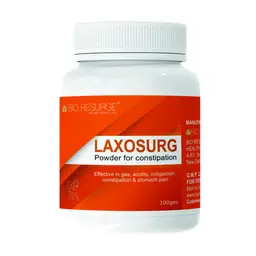Bio Resurge - Laxosurg - Extract Saunf, Powder Sunthi - Effective Relief From Constipation & Irregular Bowel Habits - 100g icon
