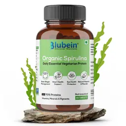 Blubein Organic Spirulina with Super Greens for Immunity, Supports Gut Health and Effective Weight Management icon