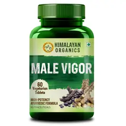 Himalayan Organics Male Vigor - High Potency Ayurvedic Formula for Energy, Stamina icon