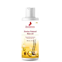 Zenius Natural Hair Growth Oil with Reetha and Shikakai for Stress Relief and Strong Hair